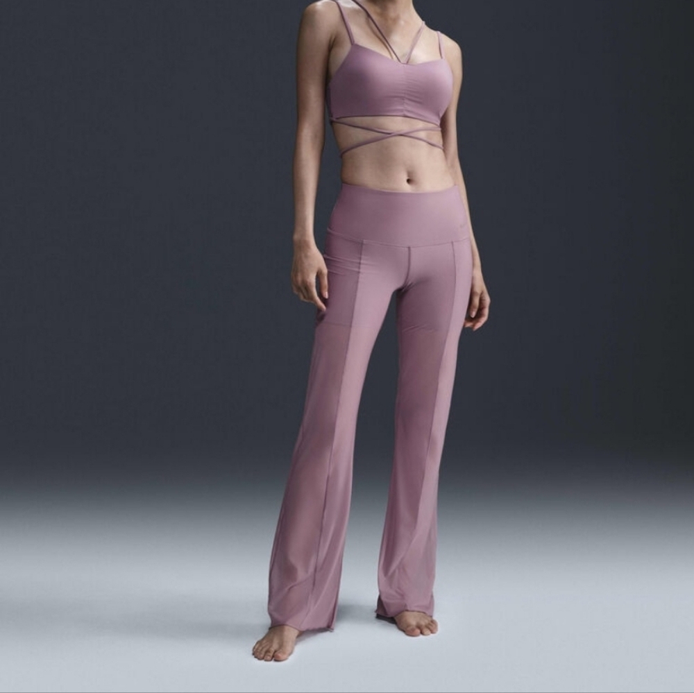 Nike Women's Mauve Flared Yoga Pants